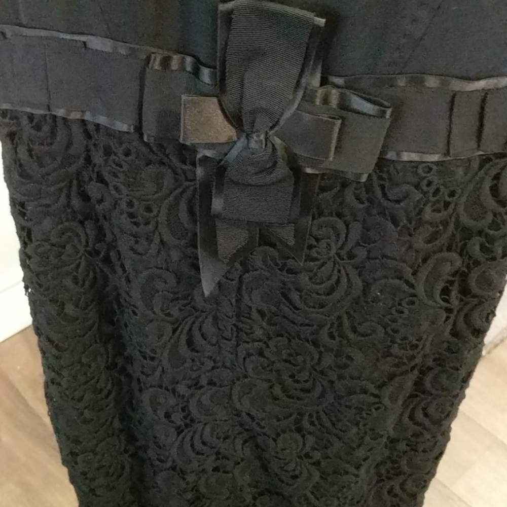 Magaschoni Silk and lace black dress - Picture 6 of 9